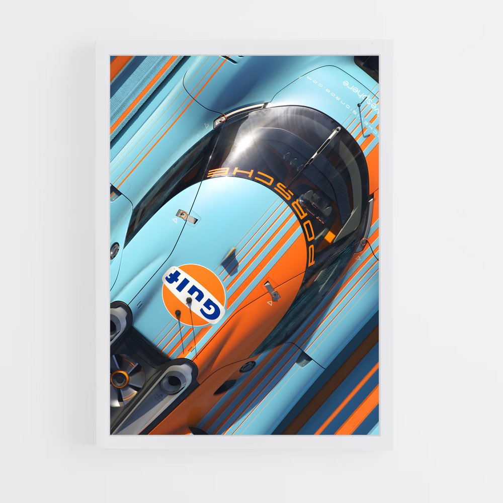 Poster Vitesse Horizon – affiche Porsche (vue 3)